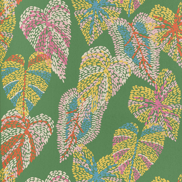 Thibaut Delila Green Wallpaper
