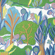 Thibaut Albero Green And Blue Wallpaper