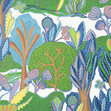 Thibaut Albero Green And Blue Wallpaper