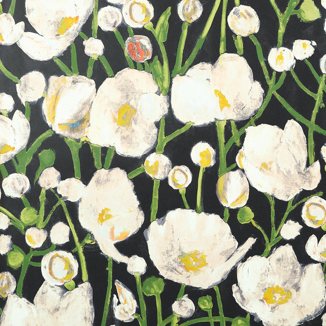 Thibaut Tivoli Black Wallpaper