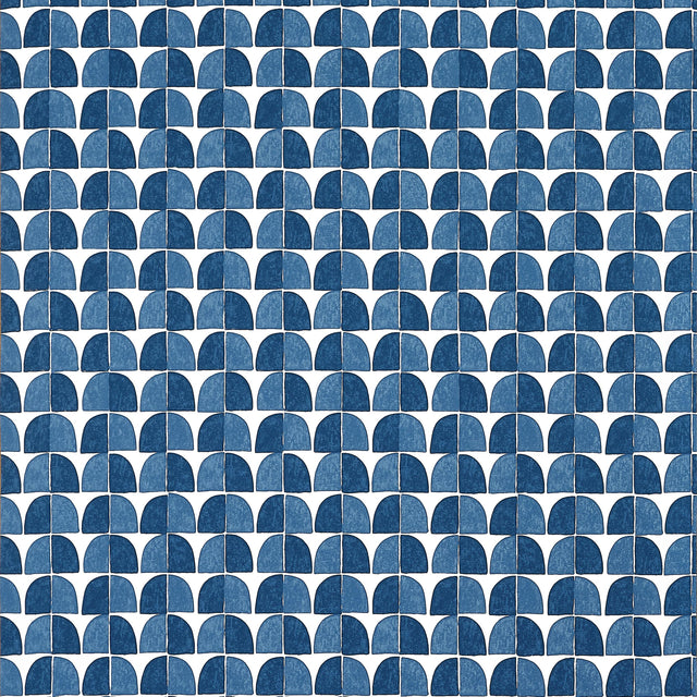 Thibaut Solsbury Navy Wallpaper