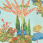 Thibaut Orleans Turquoise Wallpaper