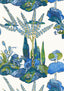 Thibaut ORLEANS Blue and Green Wallpaper