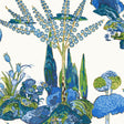 Thibaut Orleans Blue And Green Wallpaper