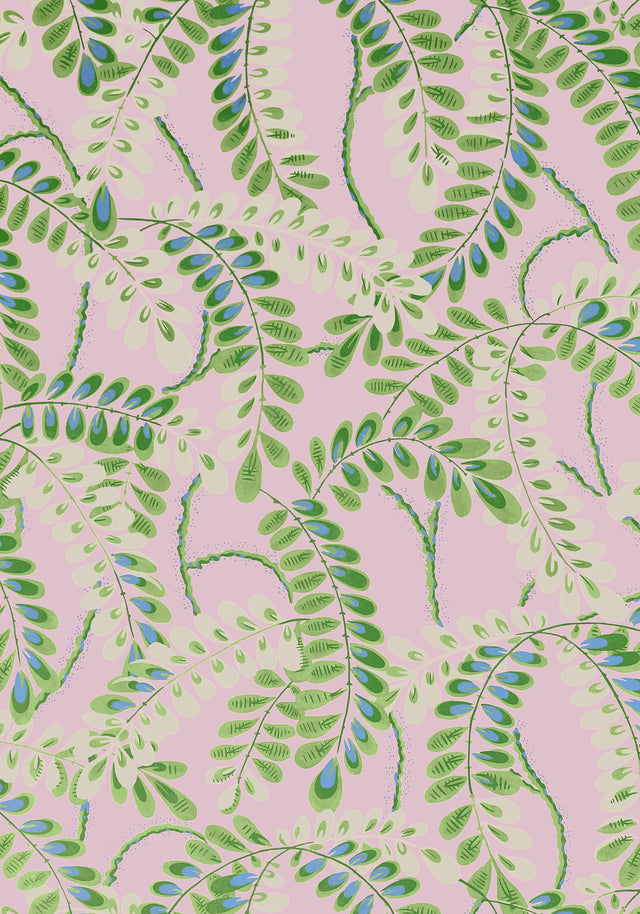 Thibaut AUGUSTA Lavender Wallpaper