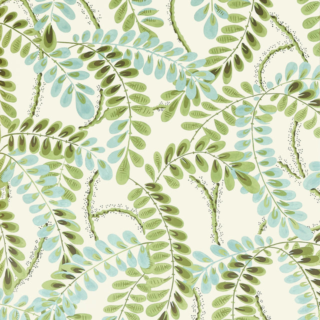 Thibaut Augusta Sage Wallpaper