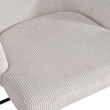 LH Home Allegra Counter Stool - Corduroy White