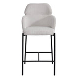 LH Home Allegra Counter Stool - Corduroy White