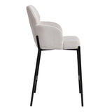 LH Home Allegra Counter Stool - Corduroy White