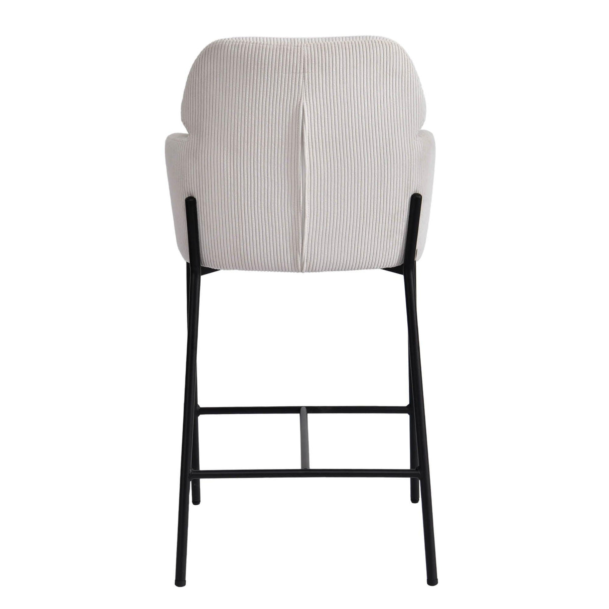 LH Home Allegra Counter Stool - Corduroy White