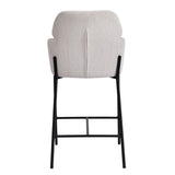 LH Home Allegra Counter Stool - Corduroy White