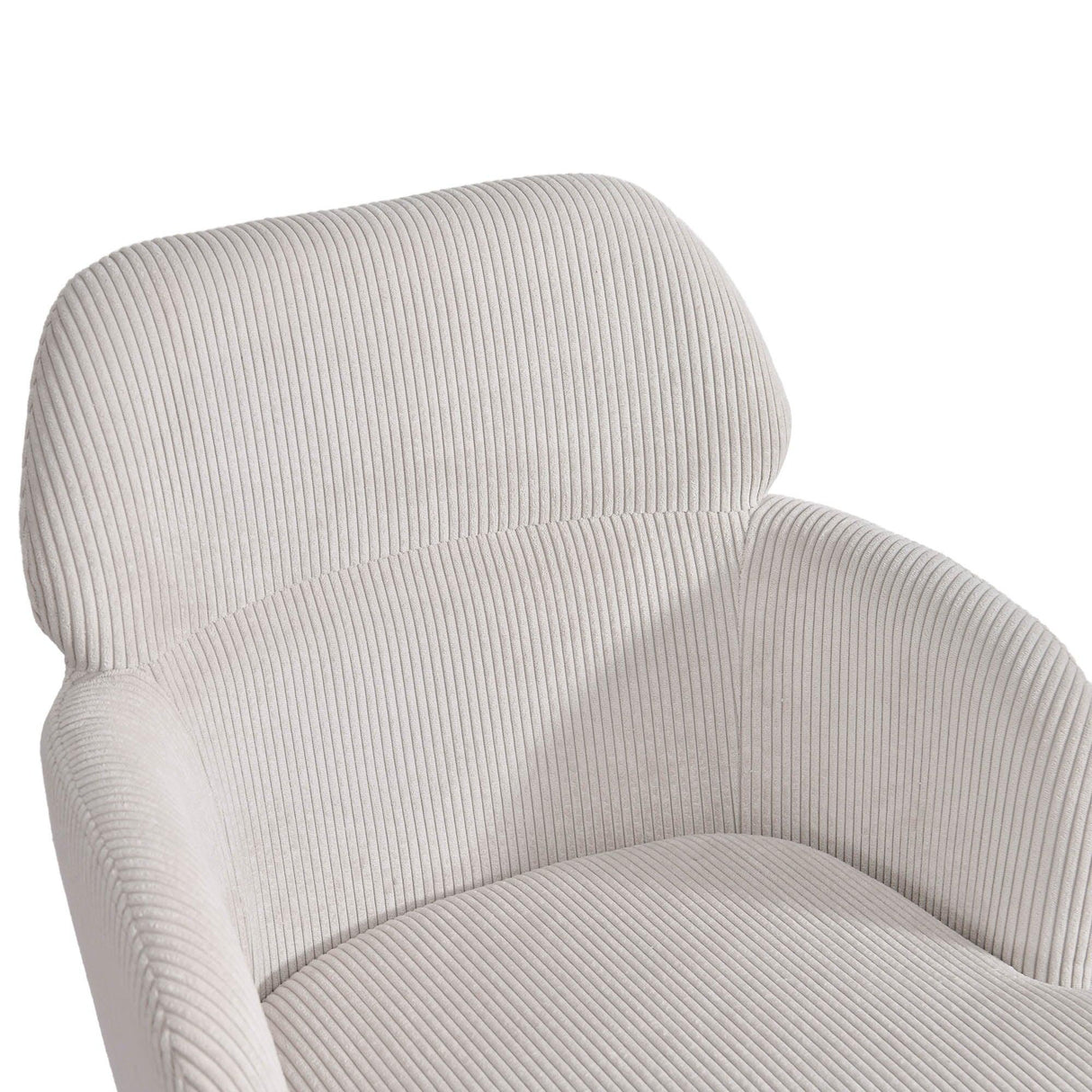 LH Home Allegra Counter Stool - Corduroy White