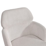 LH Home Allegra Counter Stool - Corduroy White