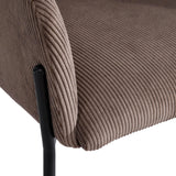 LH Home Allegra Dining Chair - Corduroy Brown