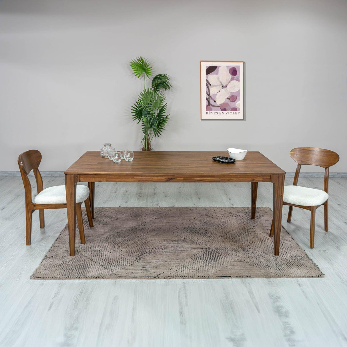 LH Home Allure Wooden Dining Table