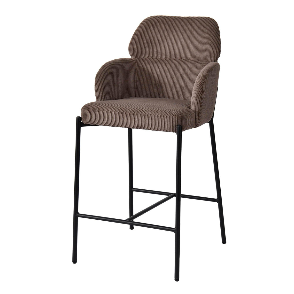 LH Home Allegra Counter Stool - Corduroy Brown