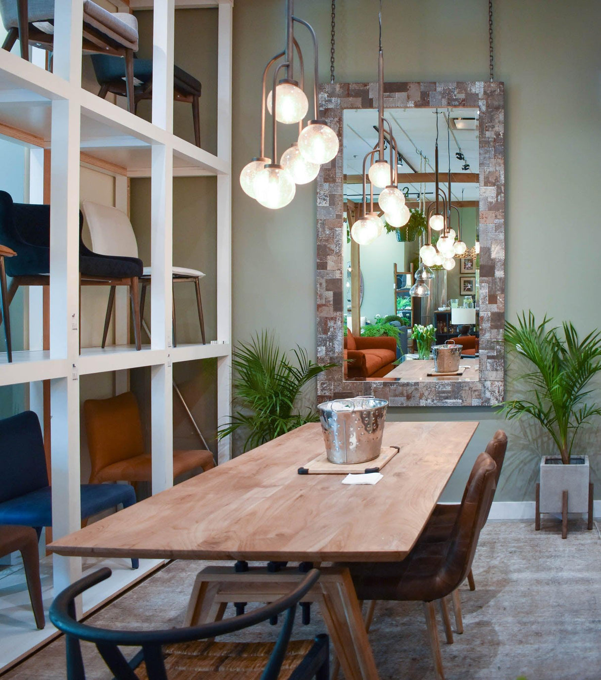 LH Home Arcadia Rectangle Mirror 84"