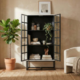 LH Home Caged Tall Cabinet