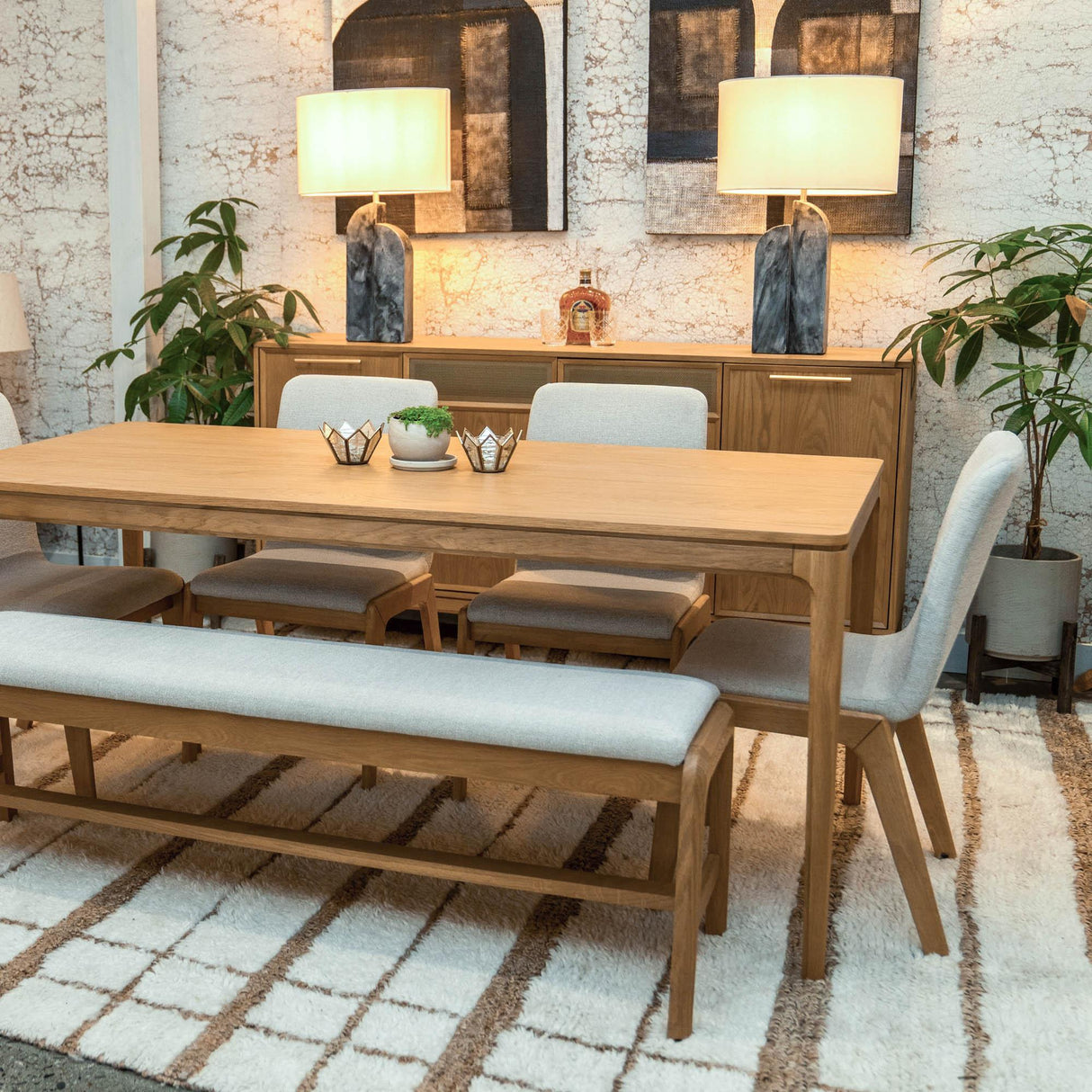 LH Home Arizona Dining Chair - Oatmeal
