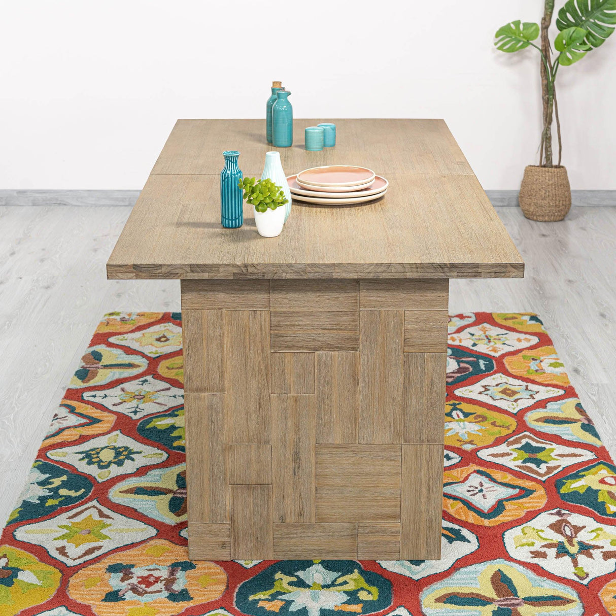 LH Home Atlantis 70/102" Extension Dining Table