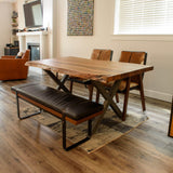 LH Home Brooklyn Upholstered Bench