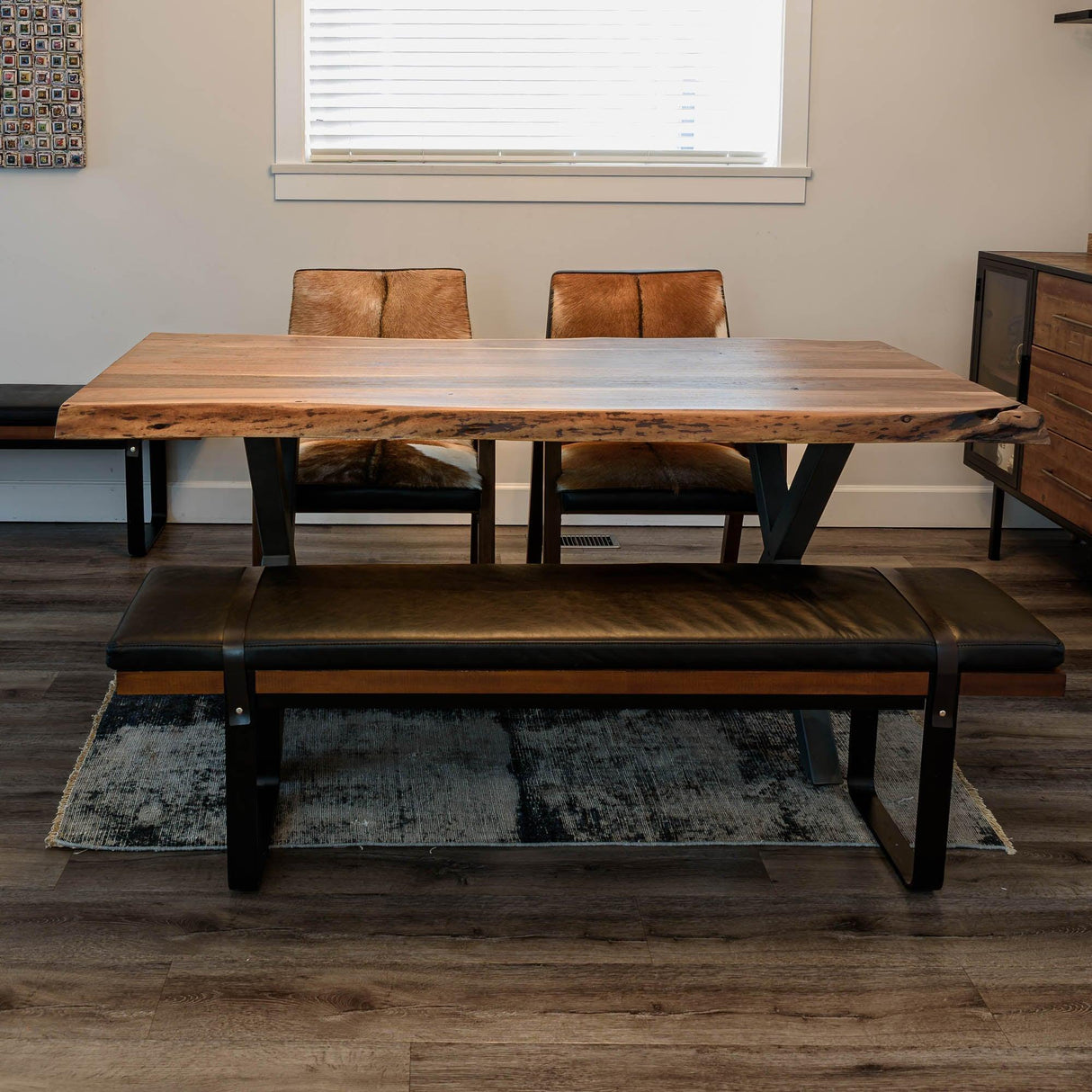 LH Home Brooklyn Upholstered Bench