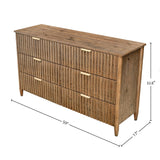 LH Home Britanica 6 Drawer Dresser