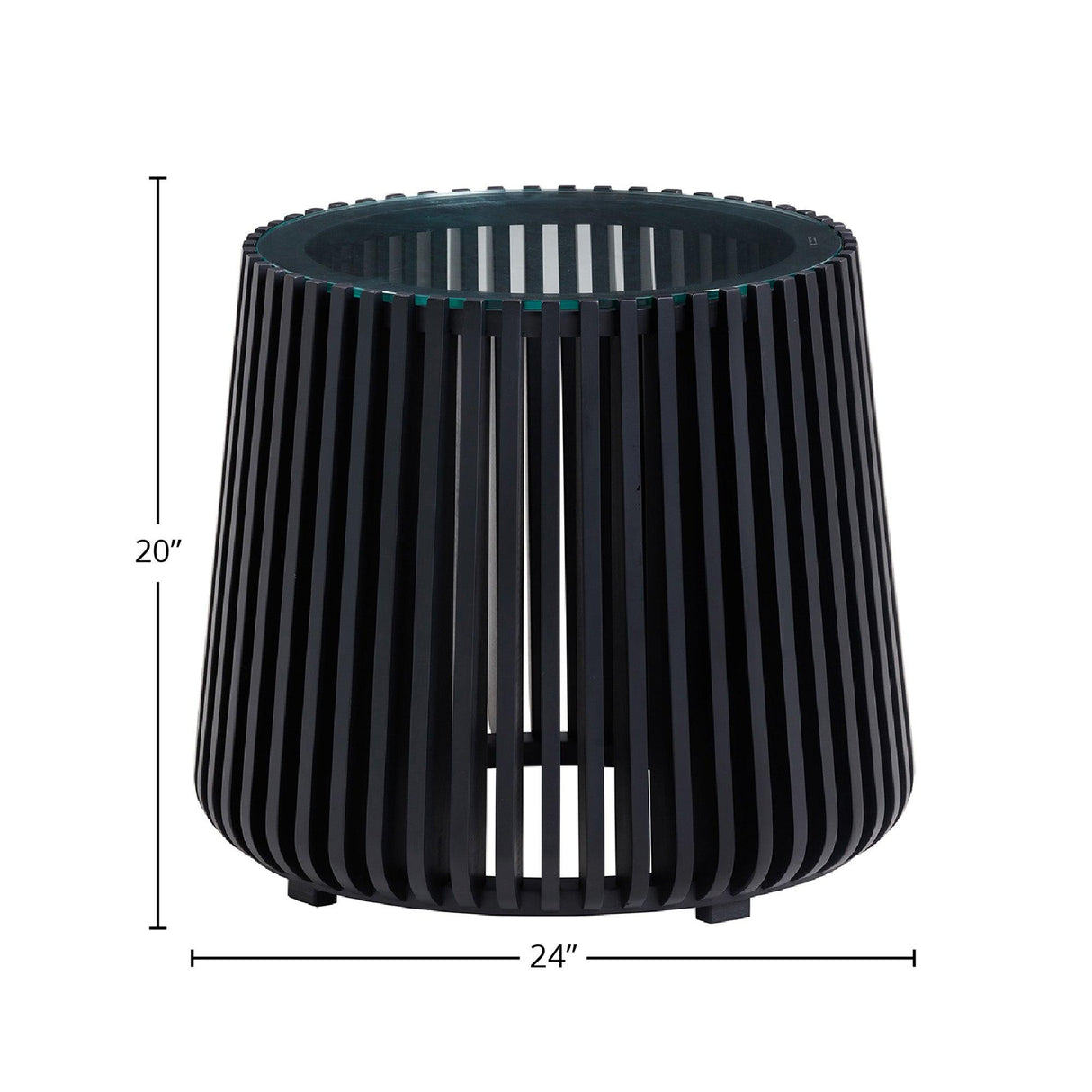 LH Home Bungalow Side Table - Black