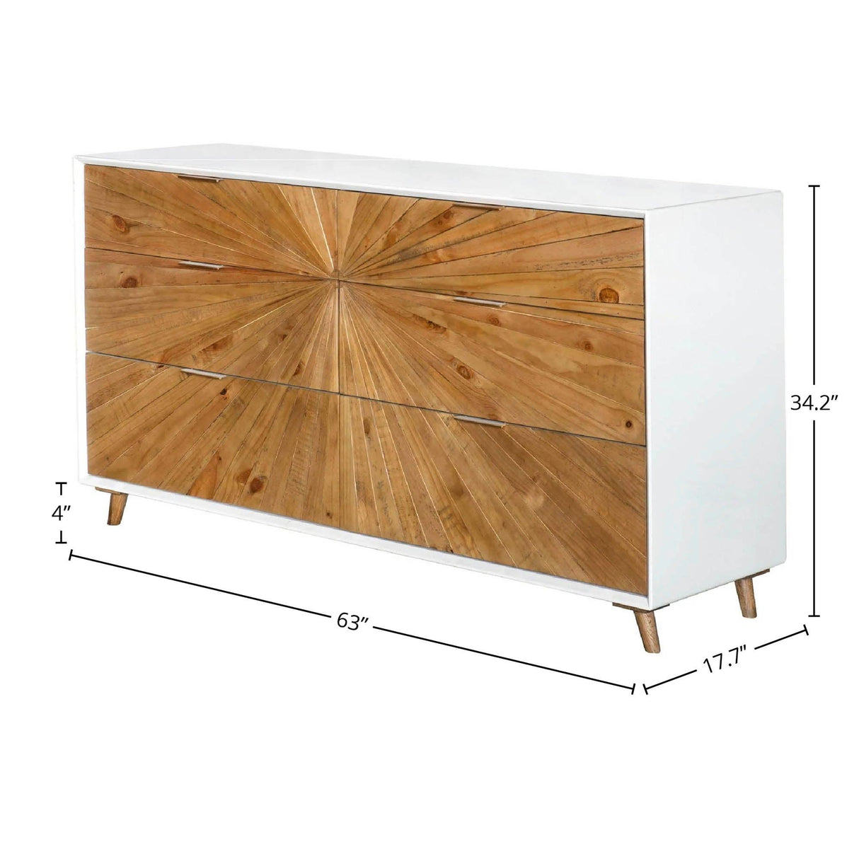 LH Home Casablanca 6 Drawer Dresser