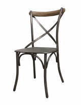 LH Home Metal Crossback Chair