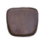LH Home Metal Crossback Leather Cushion Seat - Vintage Brown