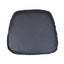 LH Home Metal Crossback Leather Cushion Seat - Antique Black