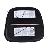 LH Home Metal Crossback Leather Cushion Seat - Antique Black