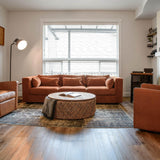 LH Home Las Vegas Clive Sofa - Terracotta Chenille