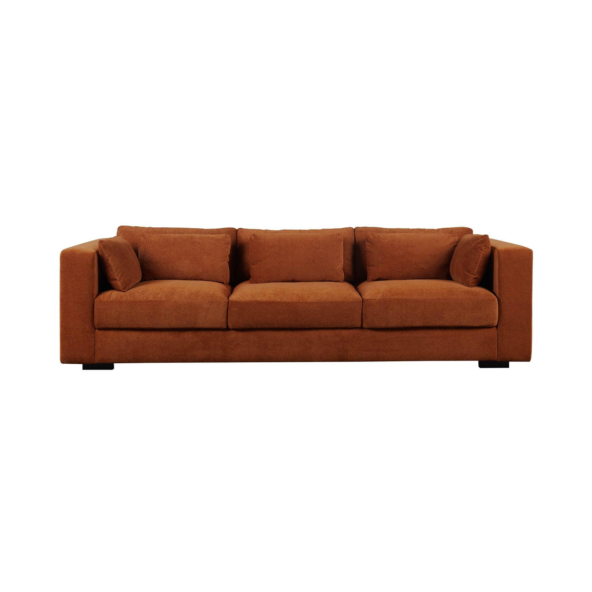 LH Home Las Vegas Clive Sofa - Terracotta Chenille