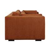 LH Home Las Vegas Clive Sofa - Terracotta Chenille