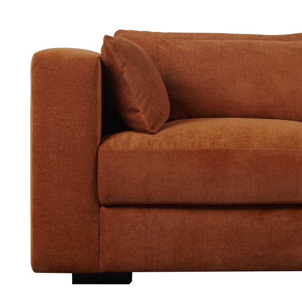 LH Home Las Vegas Clive Sofa - Terracotta Chenille