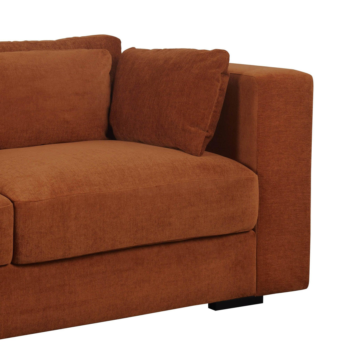 LH Home Las Vegas Clive Sofa - Terracotta Chenille