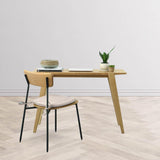 LH Home Colton Dining Chair - Natural Wood Seat