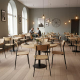 LH Home Colton Dining Chair - Natural Wood Seat