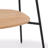 LH Home Colton Dining Chair - Natural Wood Seat