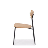 LH Home Colton Dining Chair - Natural Wood Seat