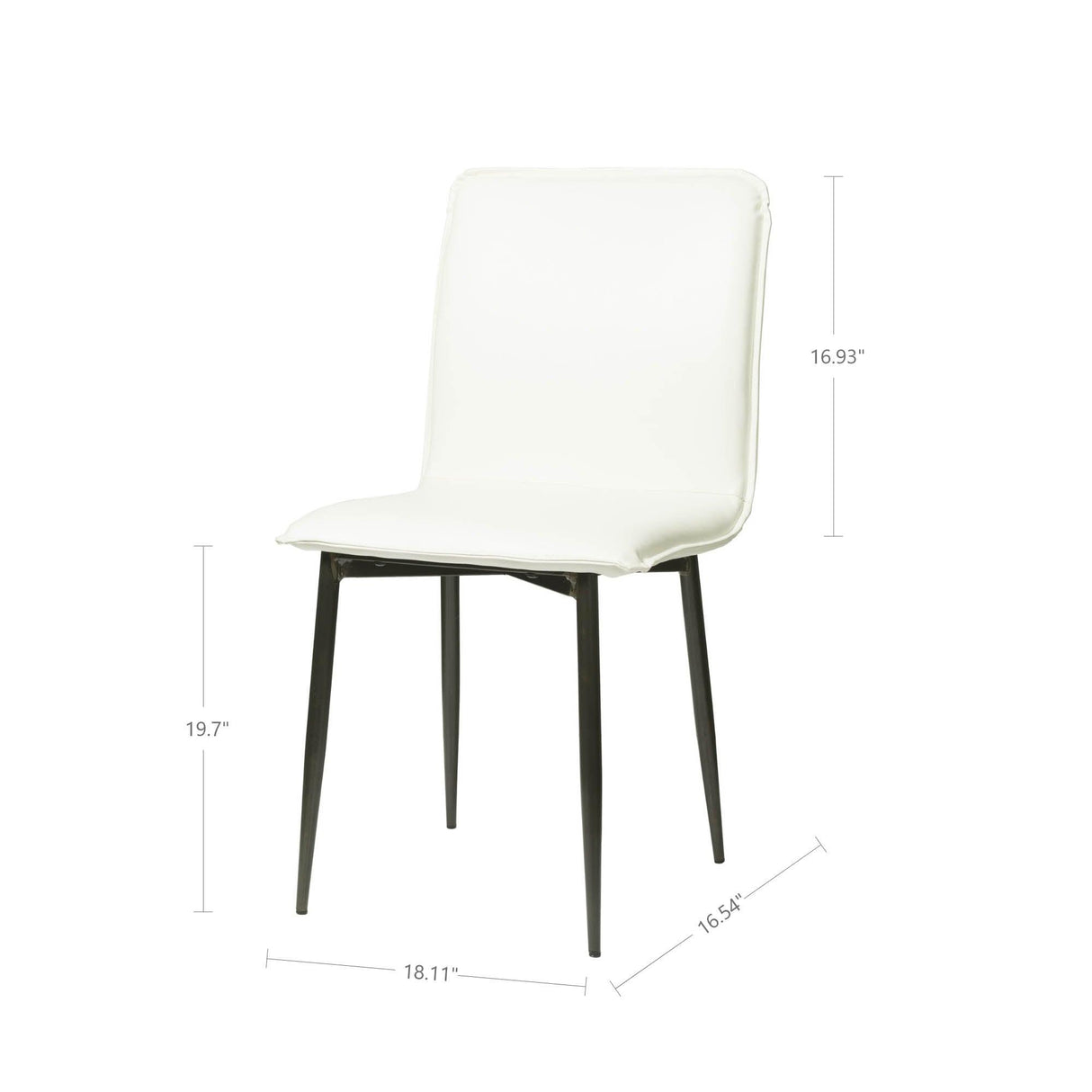 LH Home Luca Dining Chair - Fox White