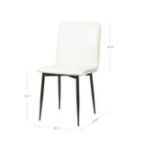 LH Home Luca Dining Chair - Fox White