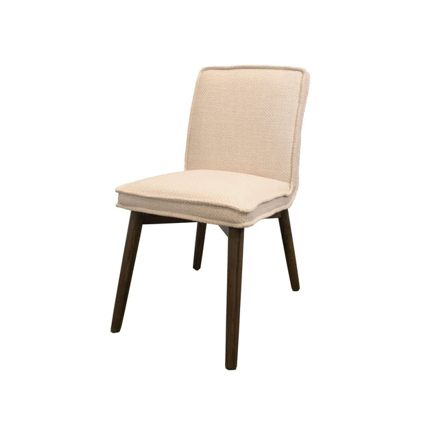 LH Home Franklyn Dining Chair - Crosshatch Pebble Cream