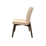 LH Home Franklyn Dining Chair - Crosshatch Pebble Cream