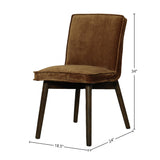 LH Home Franklyn Dining Chair - Distressed Velvet Bronze