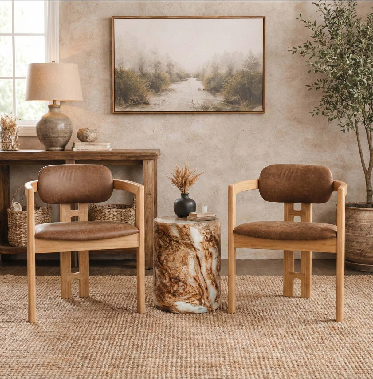 LH Home Monterrey Dining Chair - Cognac