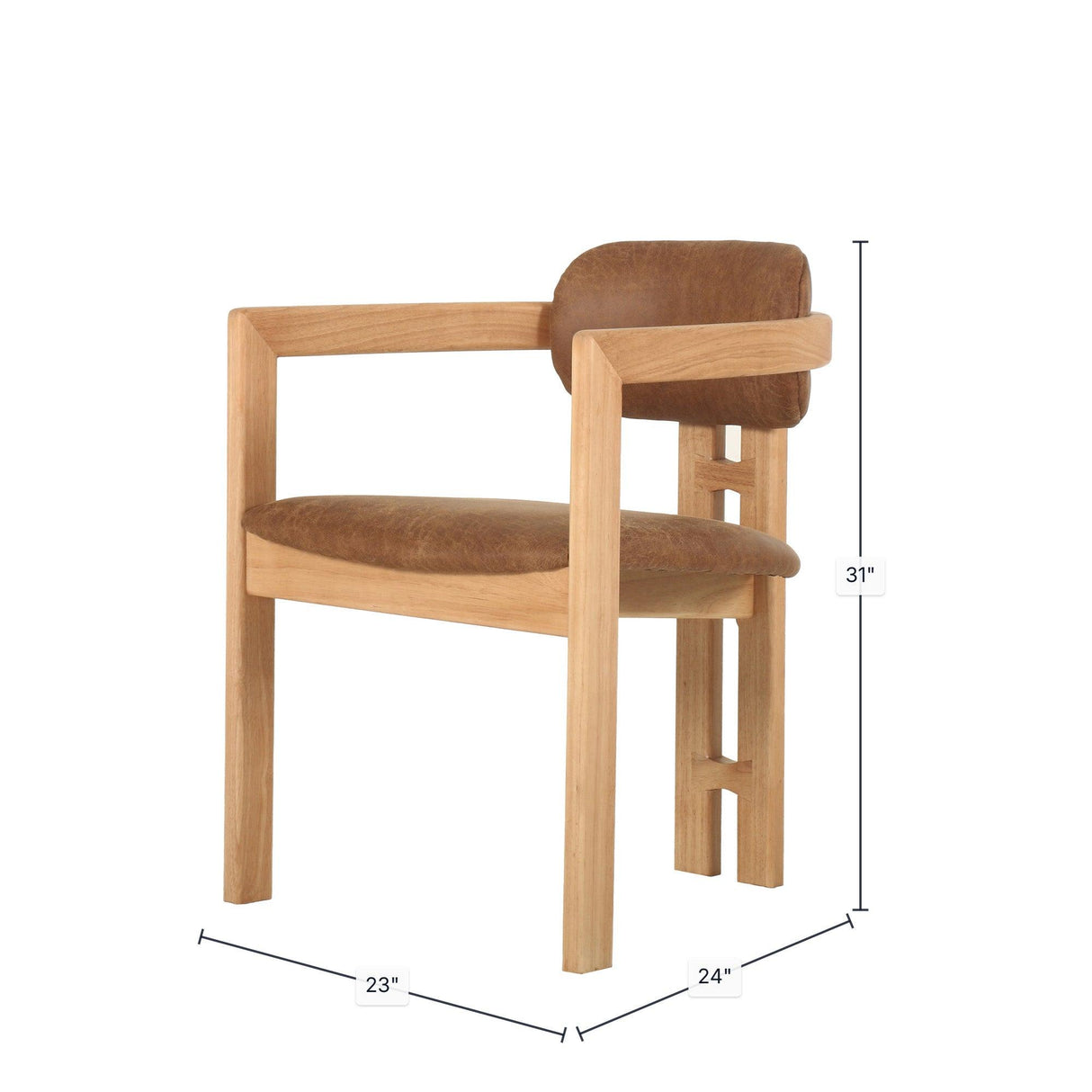 LH Home Monterrey Dining Chair - Cognac