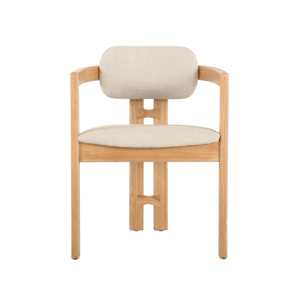 LH Home Monterrey Dining Chair - Cream Tweed